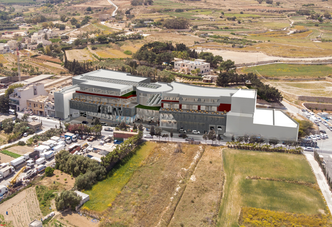 An aerial visual render of the development. Photo: PA