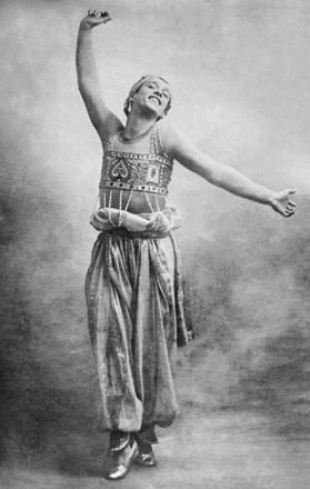 Vaslav Nijinsky as a slave in Scheherazade, 1910.