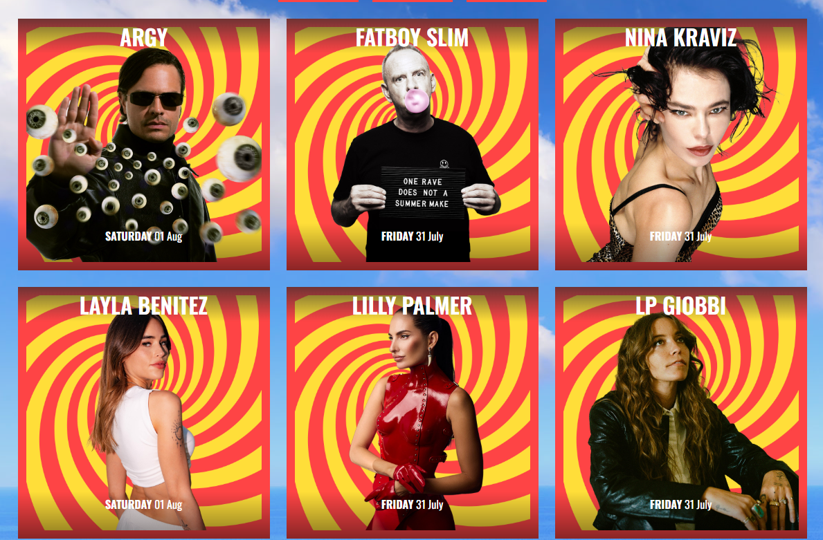 Some of the artists lined up to perform at the Spiral Festival.