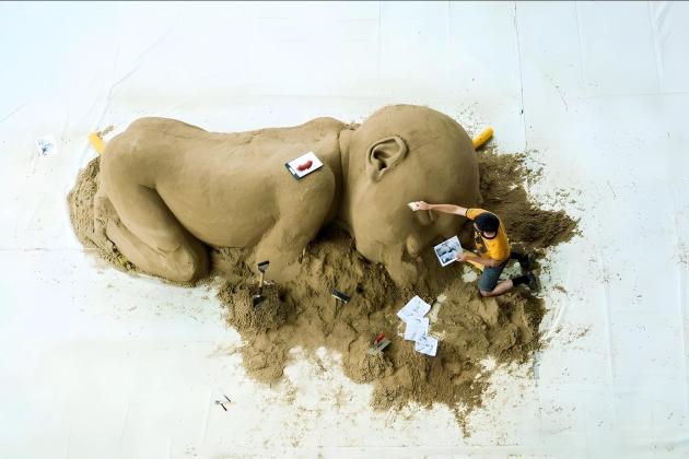 ‘From Earth to art’: festival merges sand, sound and movement