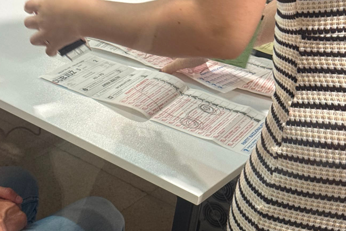 Male genitalia remain the go-to drawing for many disgruntled voters. Photo: Kristina Vella