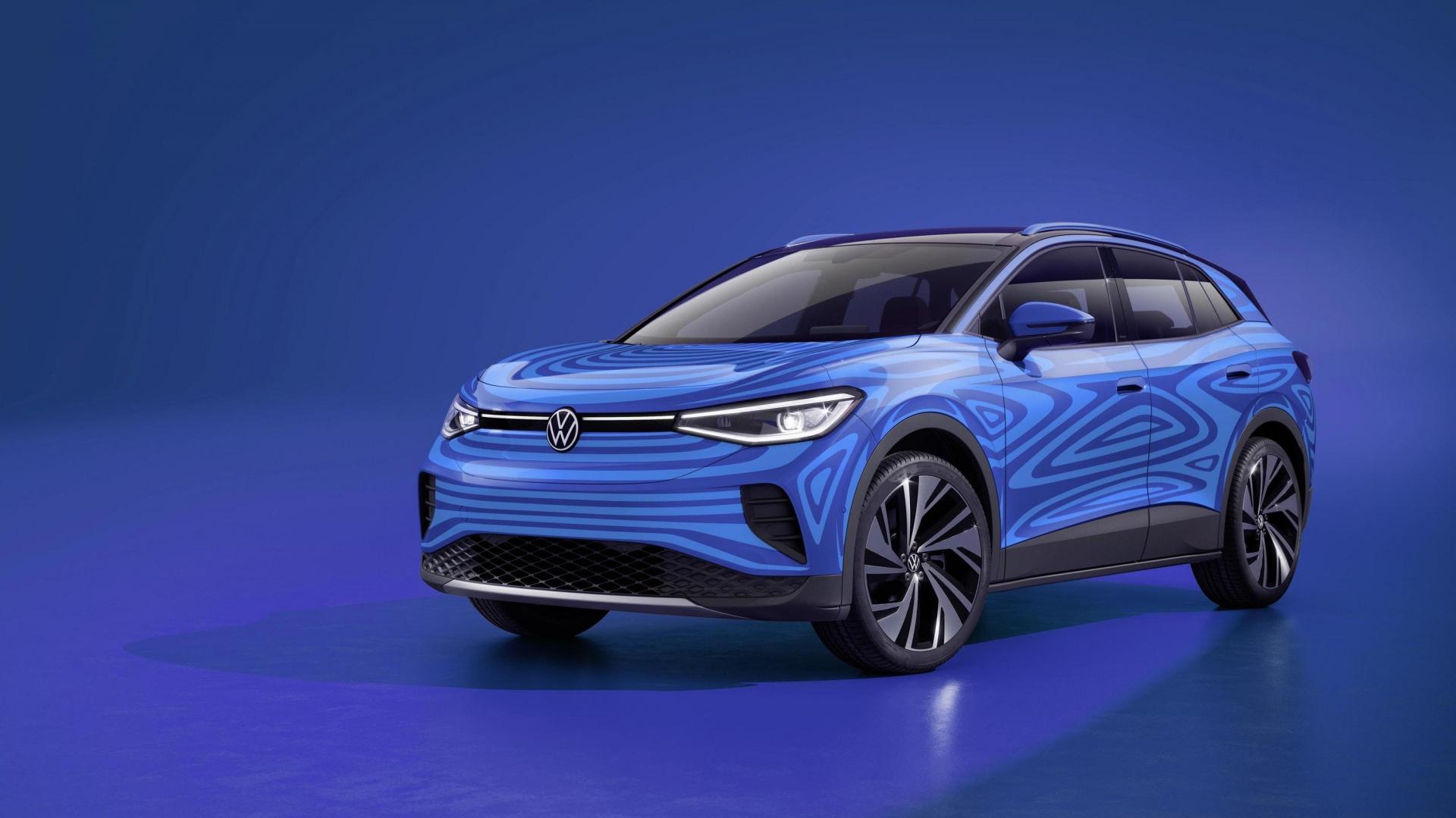 Volkswagen says the ID.4 will have a 500-kilometre range between charges. (Volkswagen)