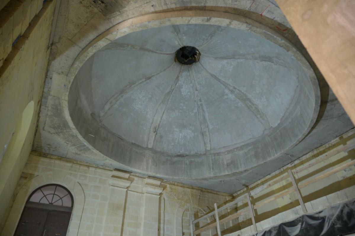 The dome above the Cappella Ardente. Photos: Matthew Mirabelli