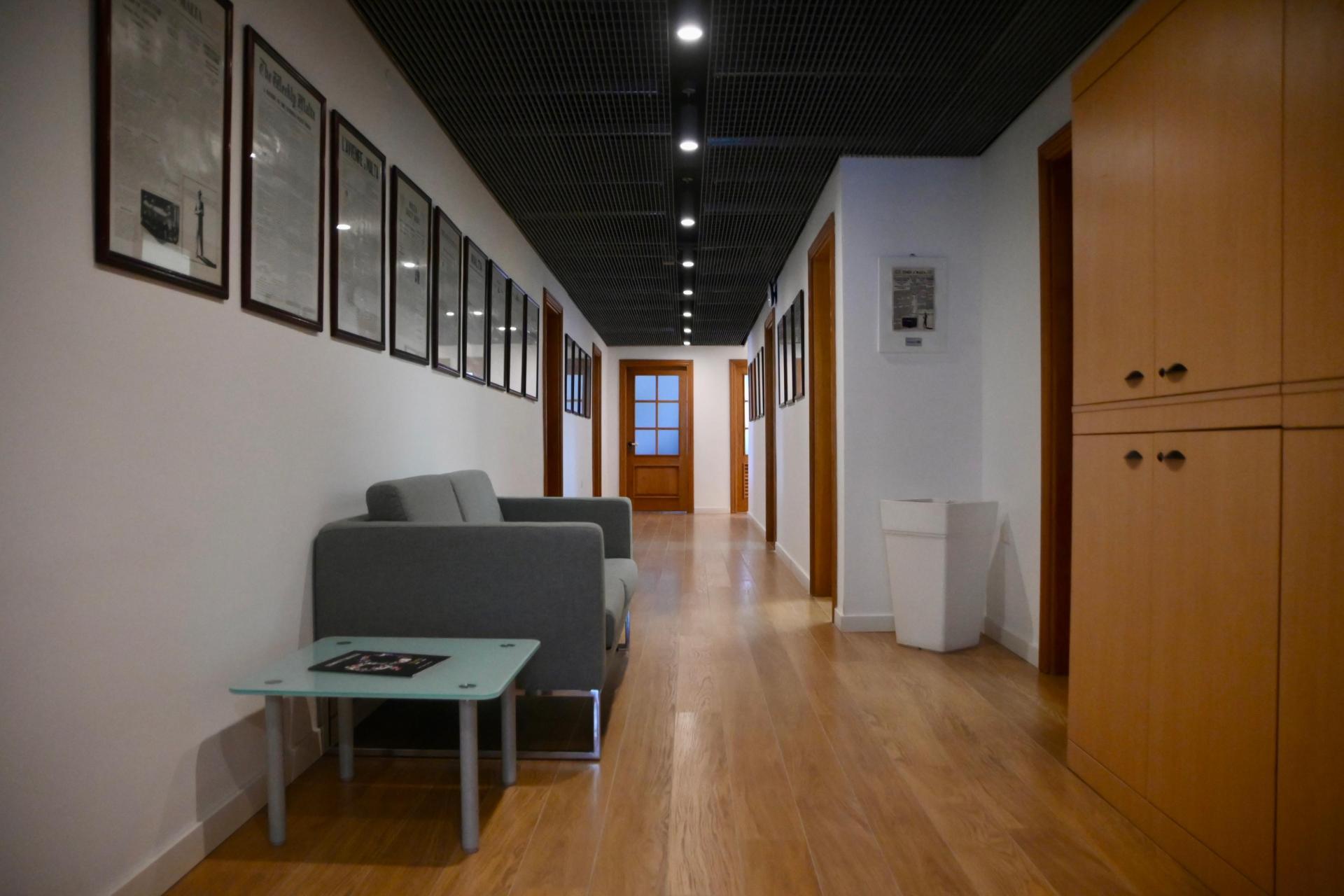 The building is spread across four floors.