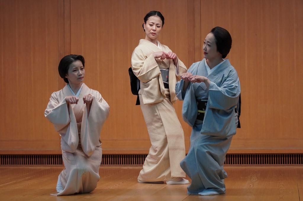Geishas are a rare sight in modern Japan, but some of the few still working in Tokyo glide with measured steps across a wooden stage, offering a glimpse of a long-misunderstood tradition.
