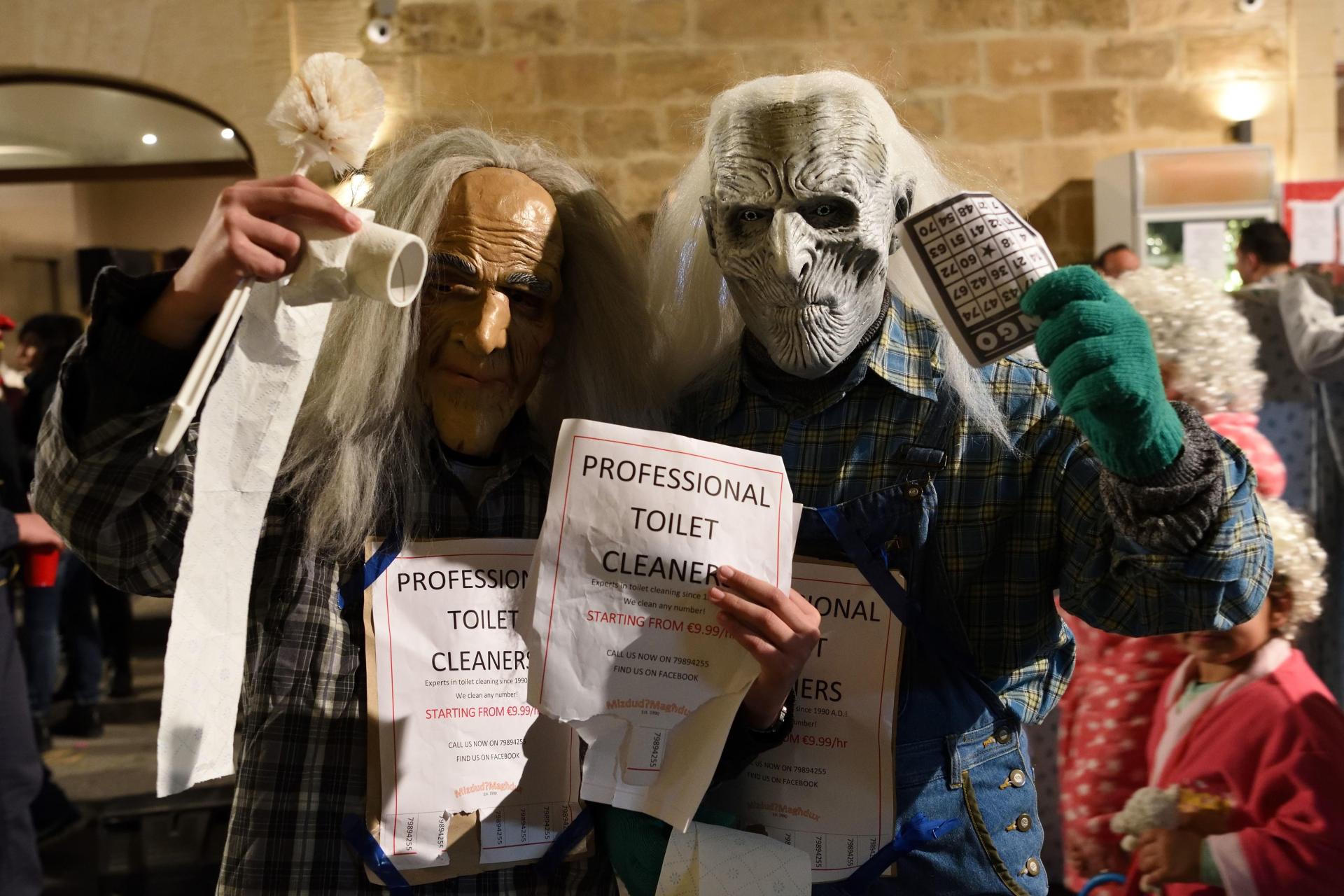 Nadur's carnival is traditionally a raw, irreverent event. Photo: Times of Malta