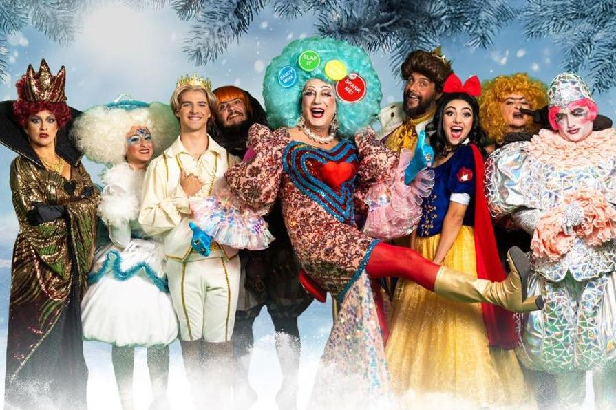 The cast of <em>Snow White</em>. Photo: Justin Mamo