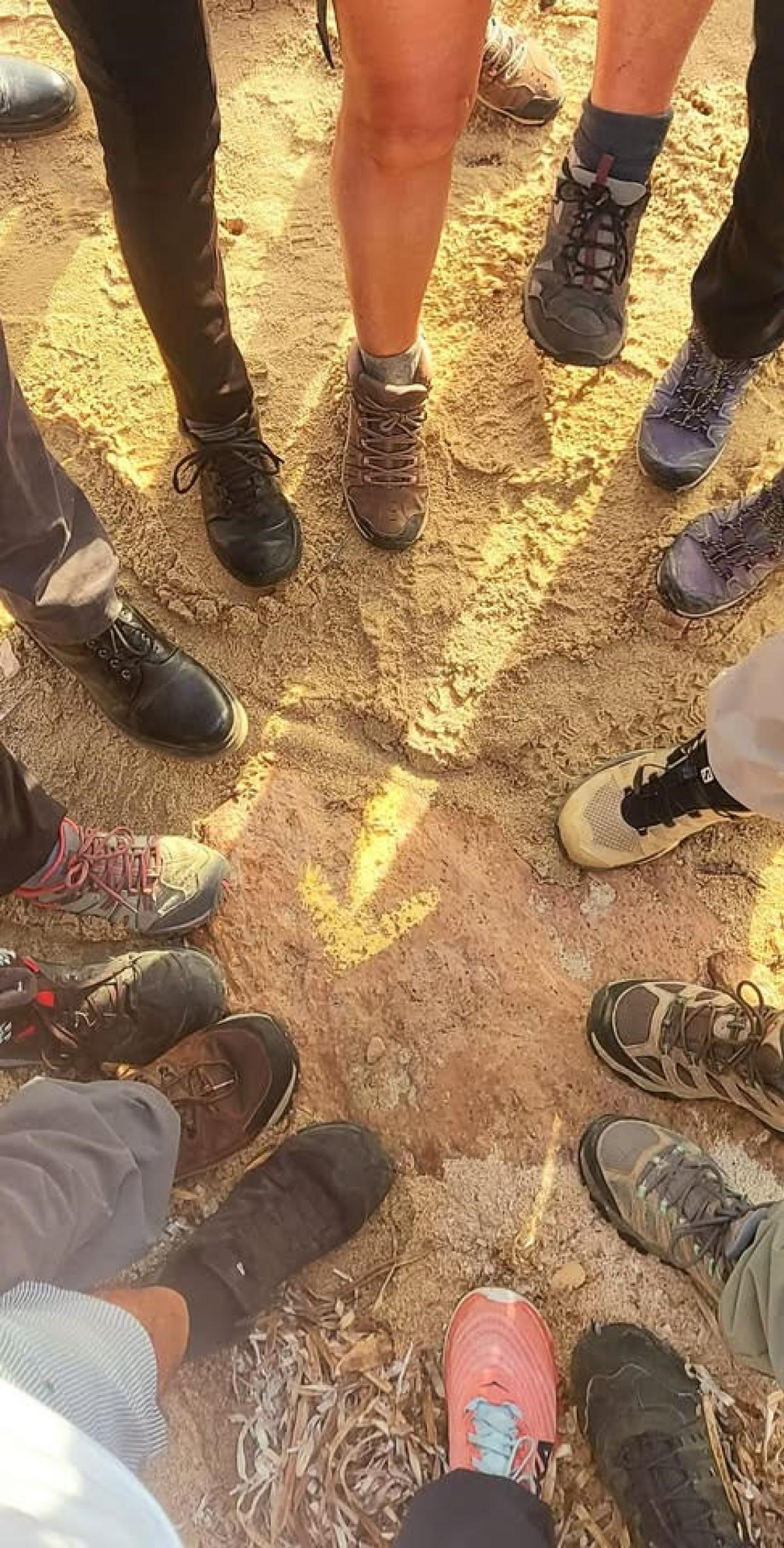 Participants on the Cammino di Sant&rsquo; Antioco, part of the Sardinia segment of the longest Camino de Santiago, which starts in Mdina. Photo: James Portelli