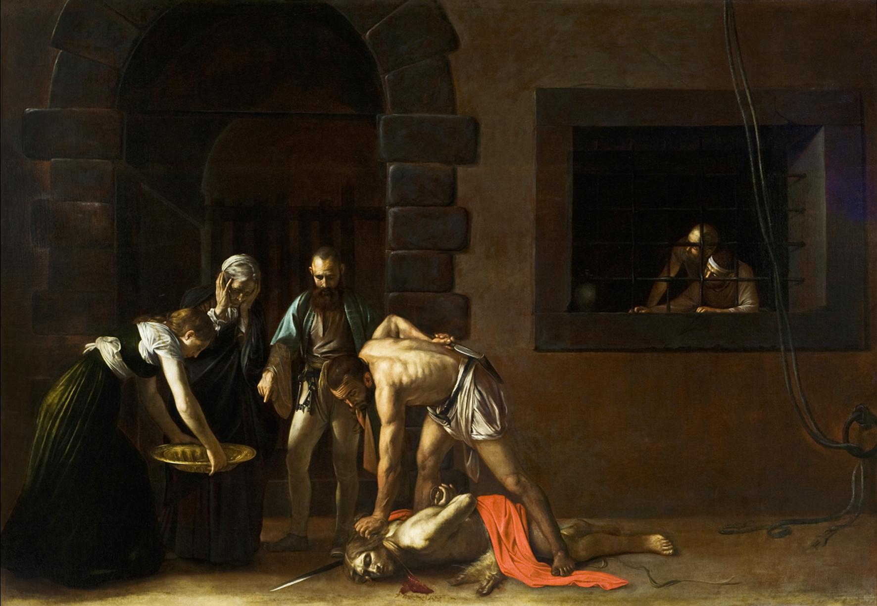 The Beheading of St John the Baptist (1608). Photo: Wikimedia Commons