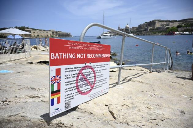 Popular Ta’ Xbiex swimming spot reopens after foul water discharge