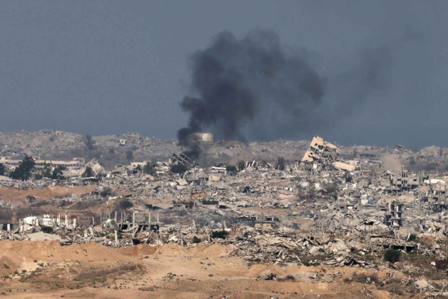 The assault started early on Tuesday. Photo: AFP