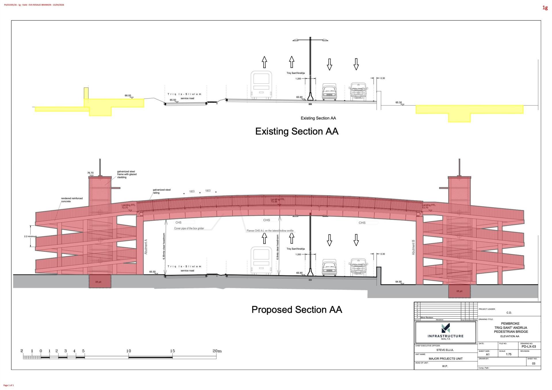 Infrastructure Malta's plans. Graphic: Planning Authority.