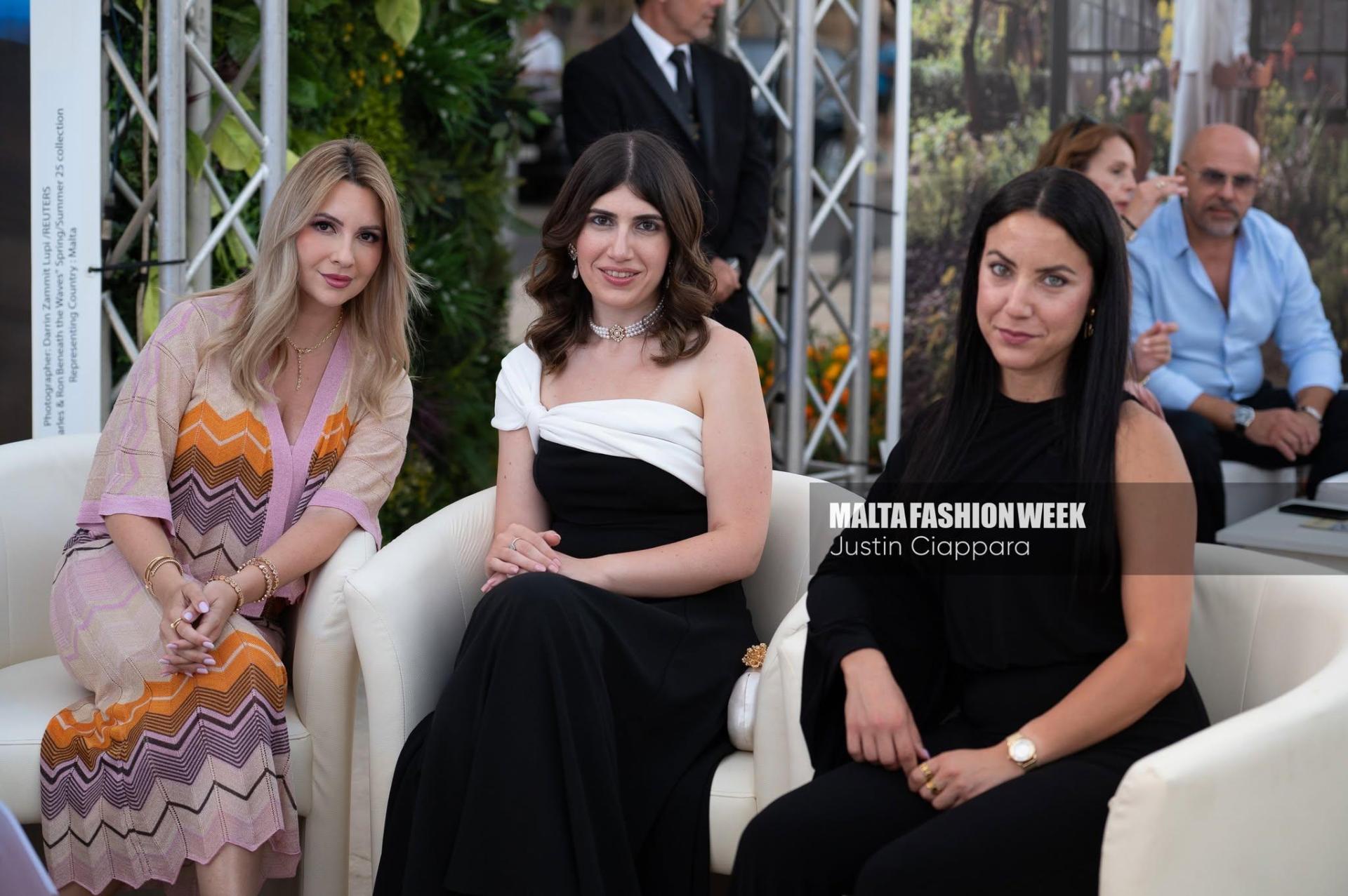 From left: Rachelle Borg Dingli, Rachele Powell, and Sarah Agius. Photo: Justin Ciappara/MFW Facebook Page