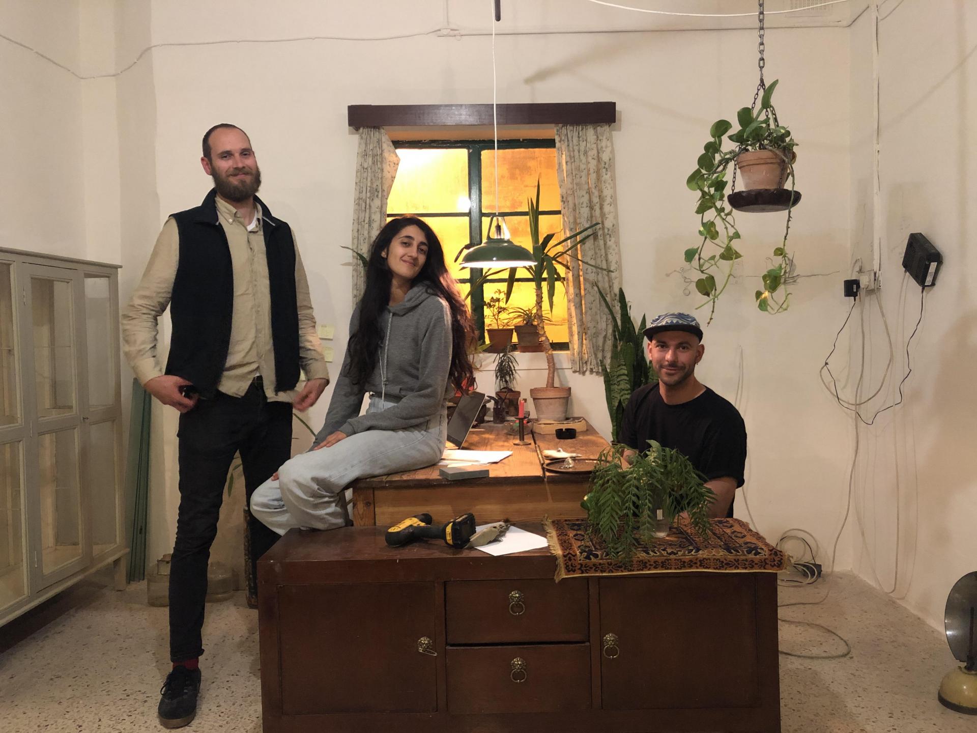 Artists Vegard Flatoey (left), Zoe Camilleri and Keit Bonnici are organising the Lockdown Festival to keep music and arts alive.&nbsp;