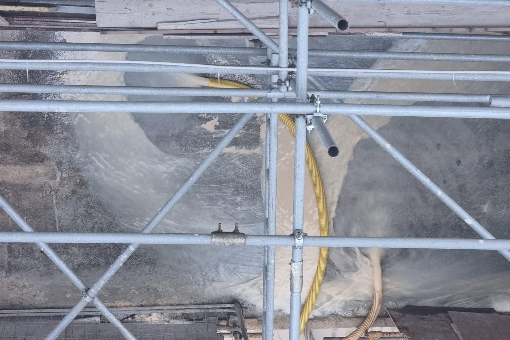 Stivala said the pipes had been accidentally directed into the street by backpressure in the system.