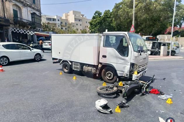 Motorcyclist grievously injured in Birkirkara crash