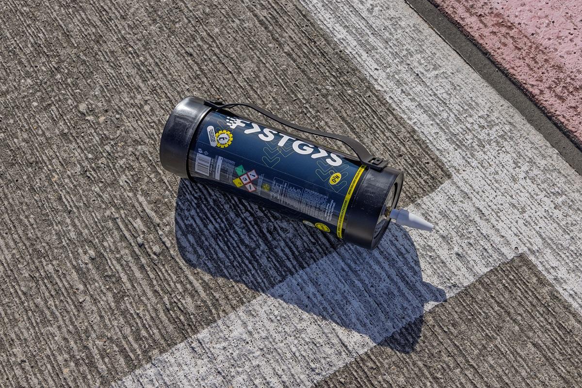 Piles of empty nitrous oxide canisters in Għajnsielem. Photo: Facebook