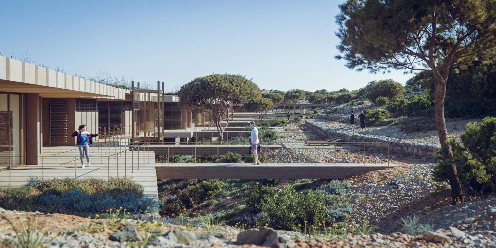 Digital render of the hotel. Photo: Hili Ventures