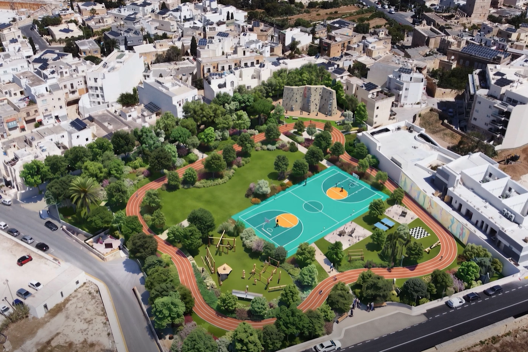 Instead of the housing project, the council is proposing a green space with sports and recreational facilities. Photo: Naxxar Local Council