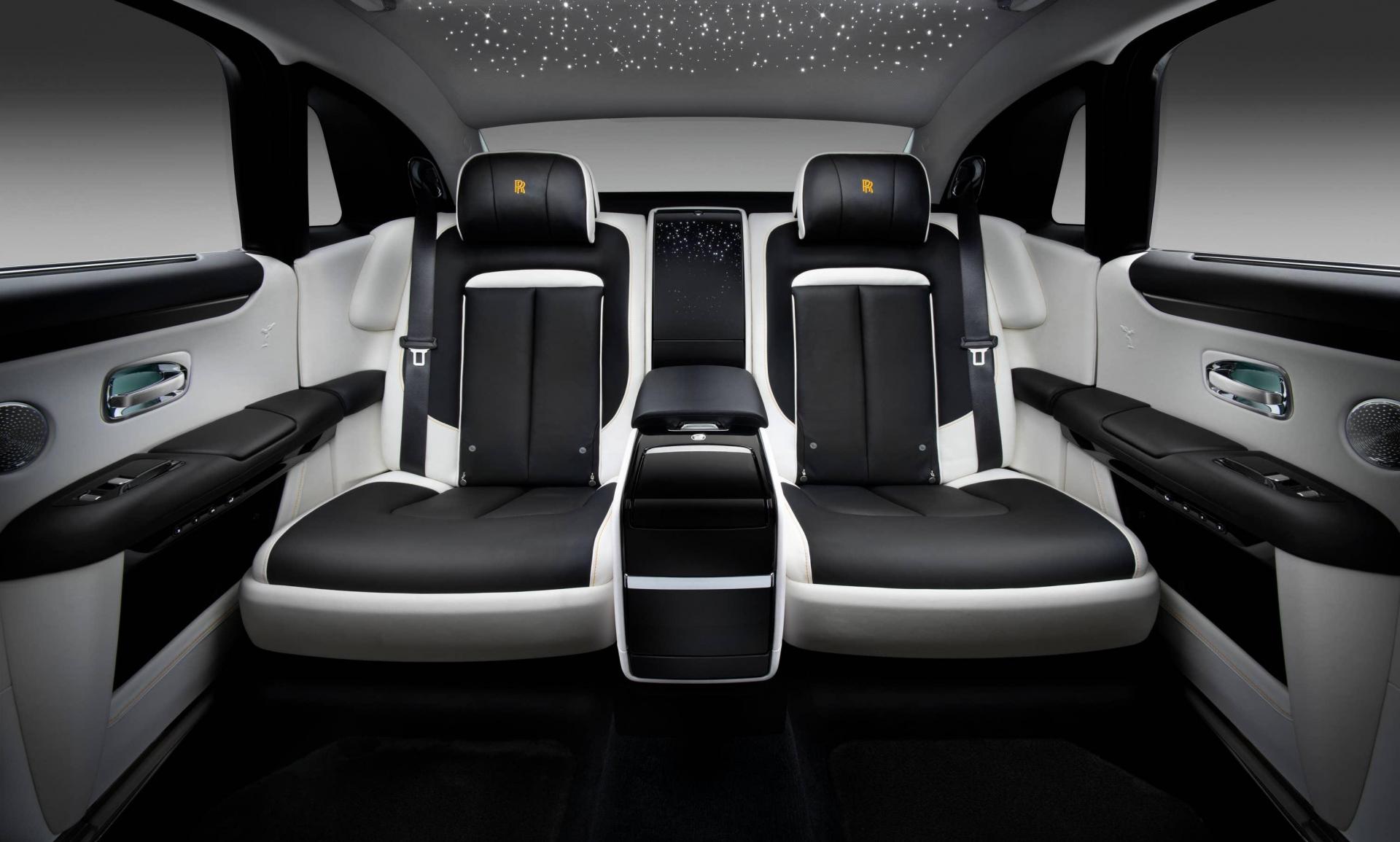The rear seats are said to offer the same amount of luxury as a business jet.