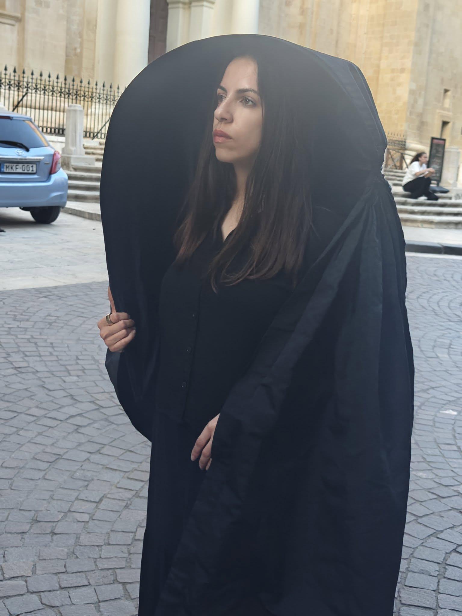 One of the activists walking through Valletta Photo: Voice for Choice