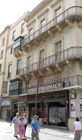 A section of the premises hosting the King's Own Band in Valletta.