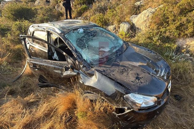 Woman grievously injured after car veers off Rabat road into field