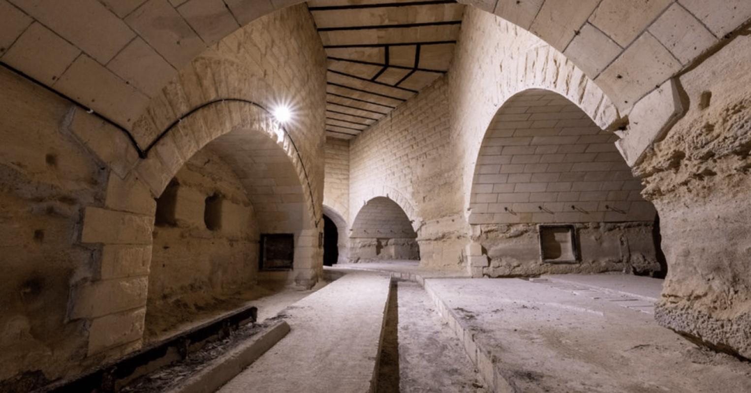 Another view of the underground tunnels leading to the casemates at Fort Delimara. Photo: Heritage Malta