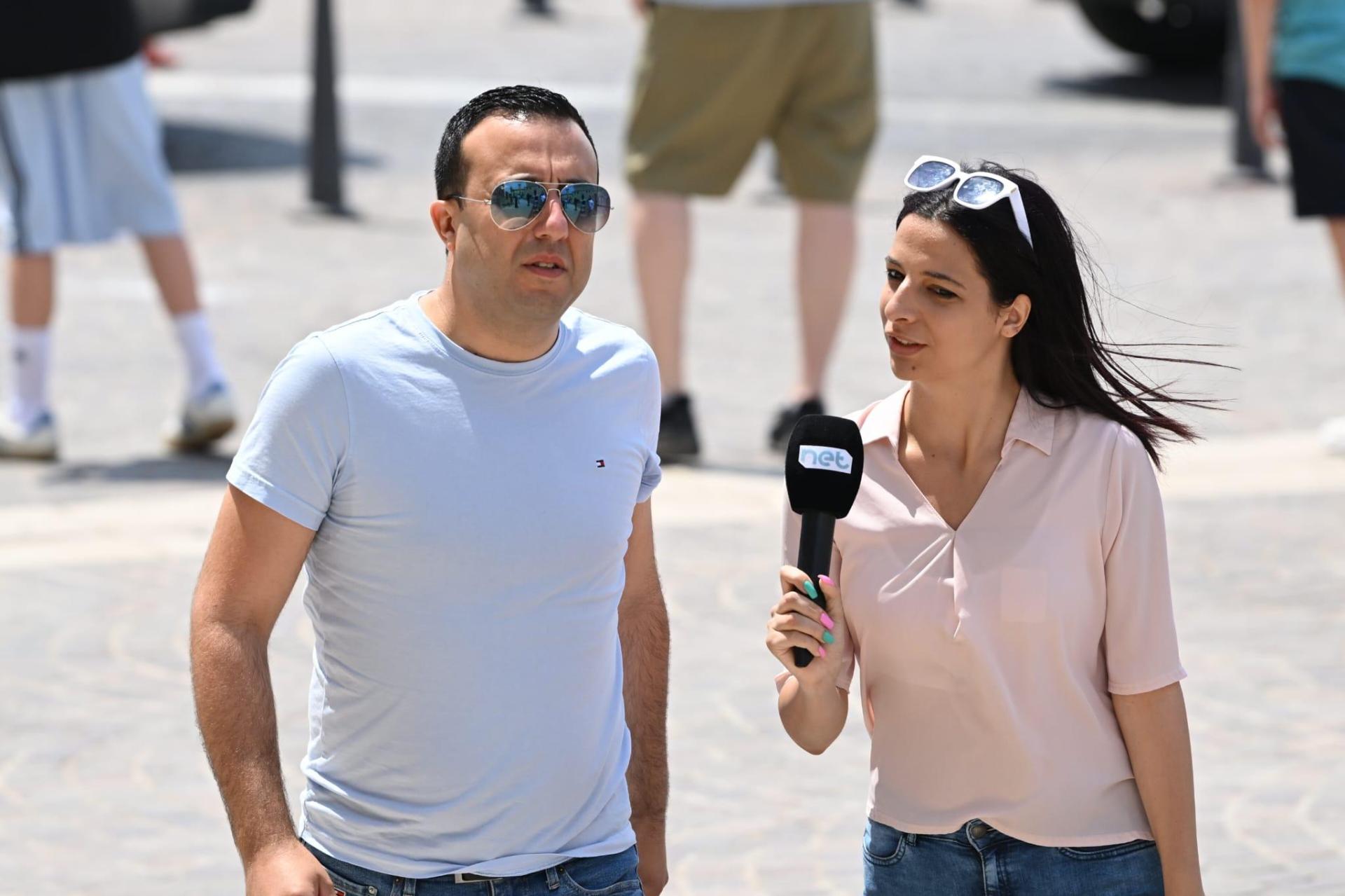 Clint Camilleri in Valletta. Photo: Matthew Mirabelli
