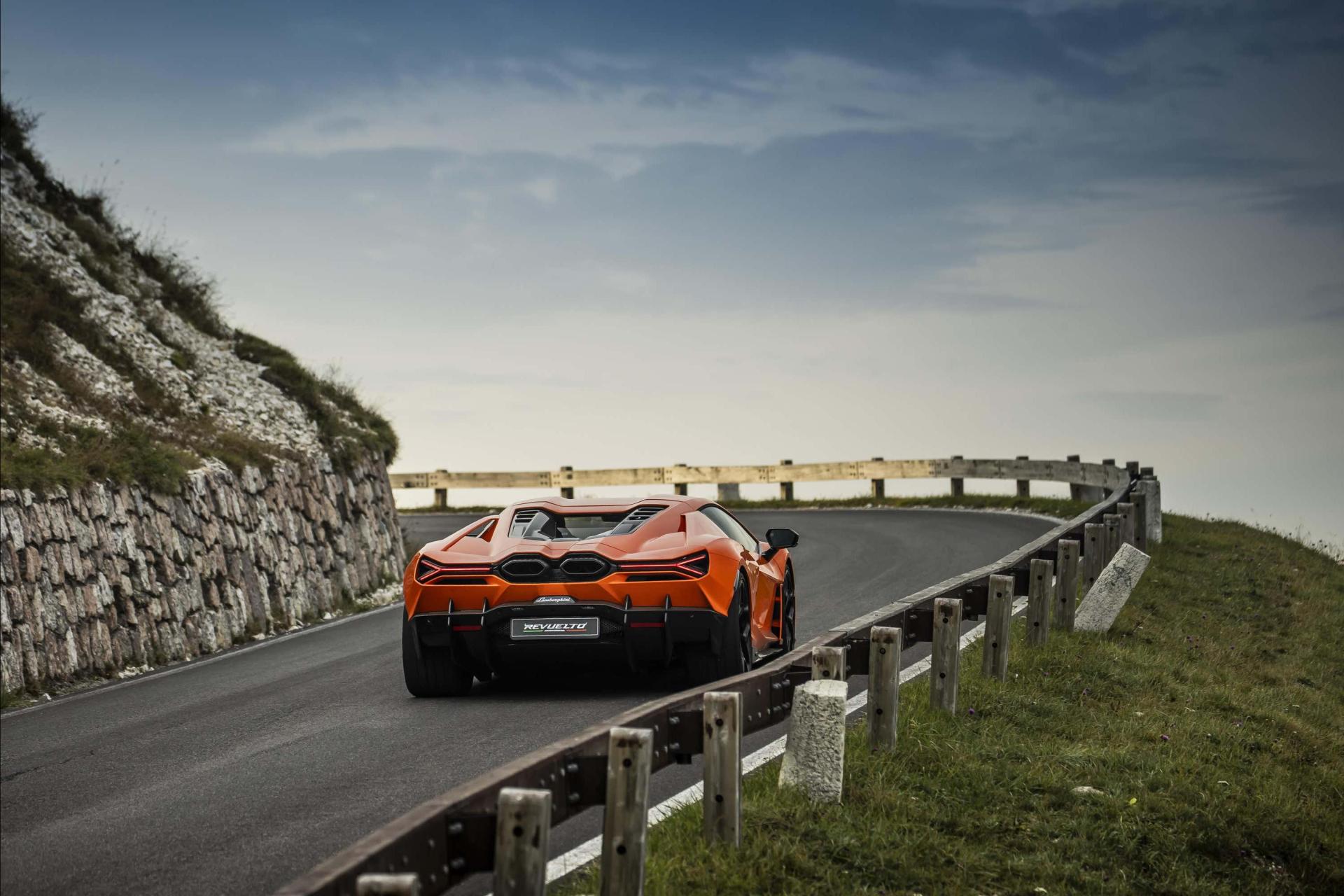The V12 produces an intoxicating exhaust note.