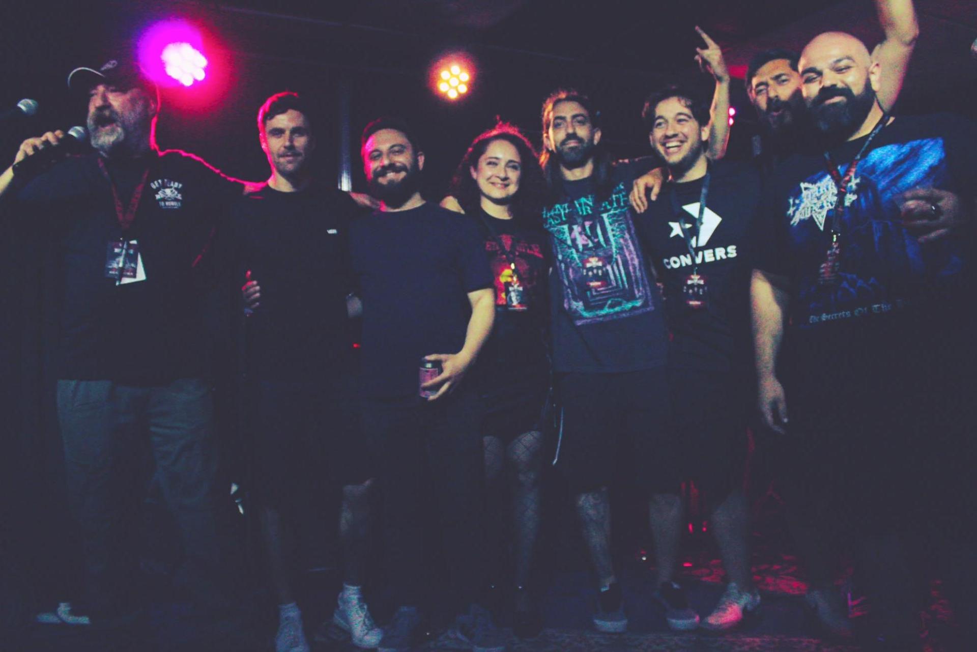 The moment when Haine won the local Wacken metal band at The Garage Żebbuġ Photo: Vincenzo Coppola