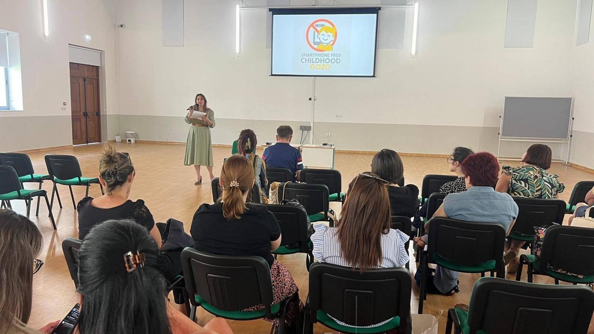 Pavia Grima has since been giving talks about the subject to parents and educators in schools.
