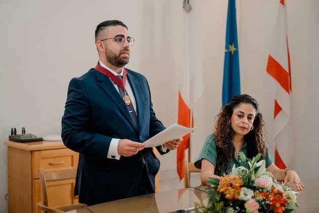 Ryan Cachia takes over as Siġġiewi mayor