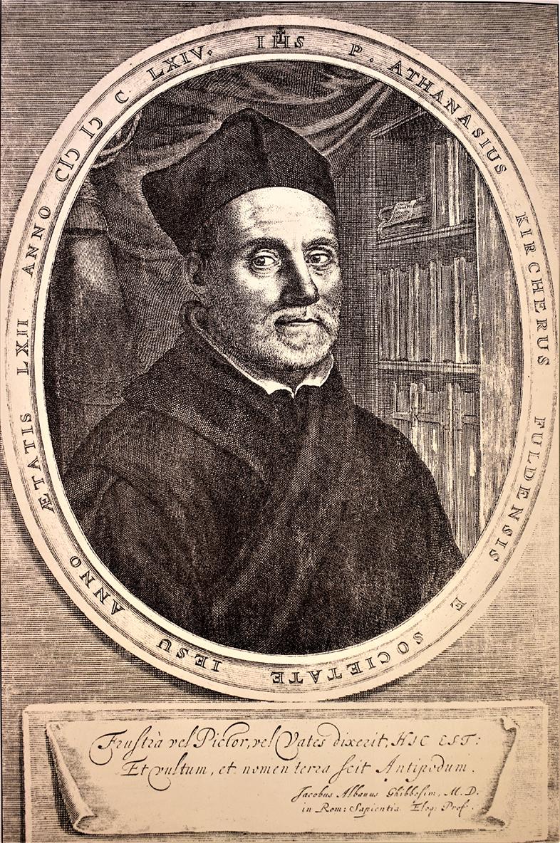 The renowned scholar Athanasius Kircher who left Malta because he was desperate for books.
