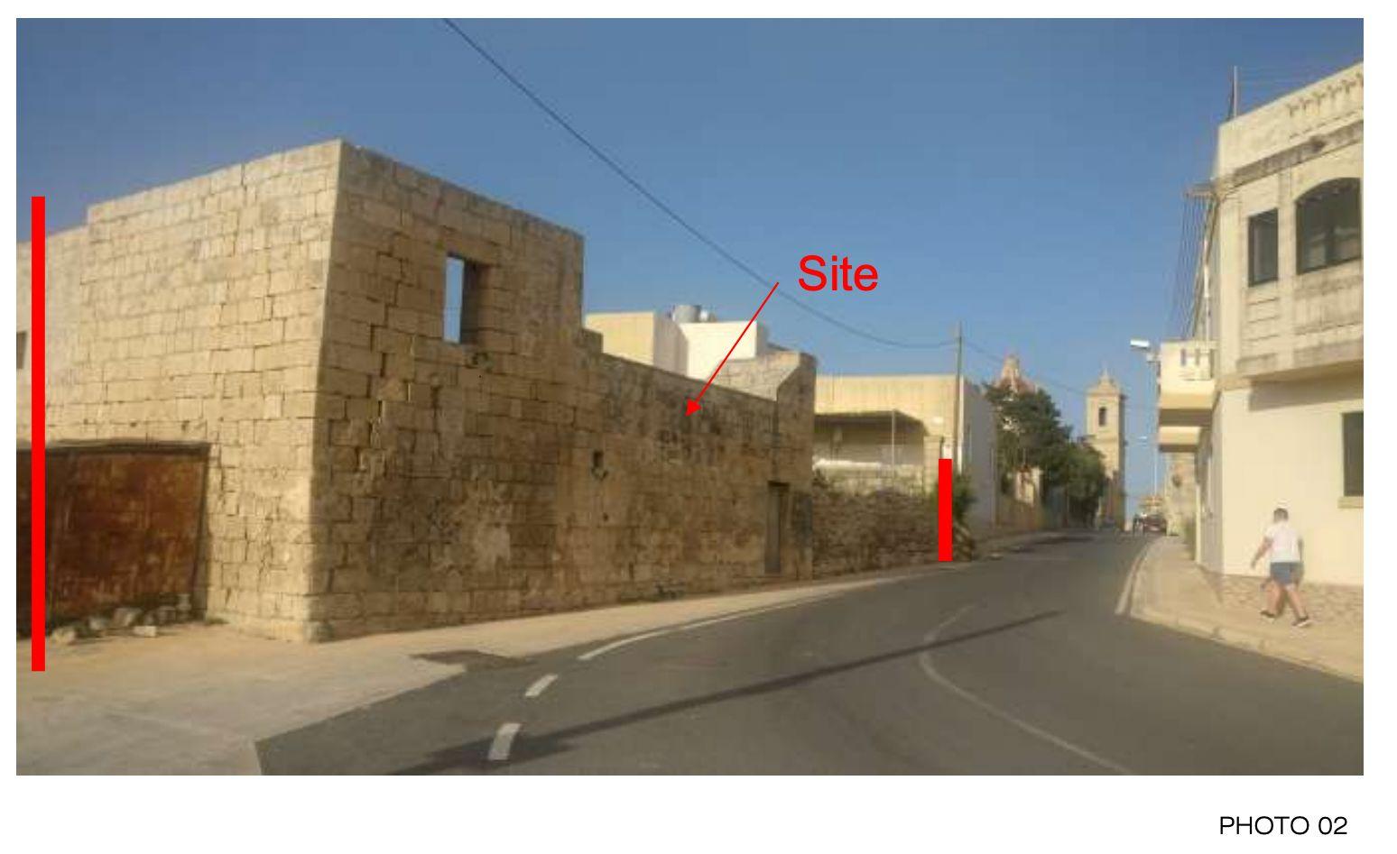 The site of the proposed rezoning. Photo: Planning Authority.