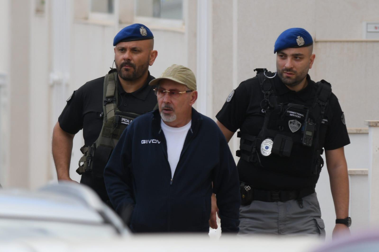 Vince Muscat, centre, was the star witness in the trial. Photo: Times of Malta
