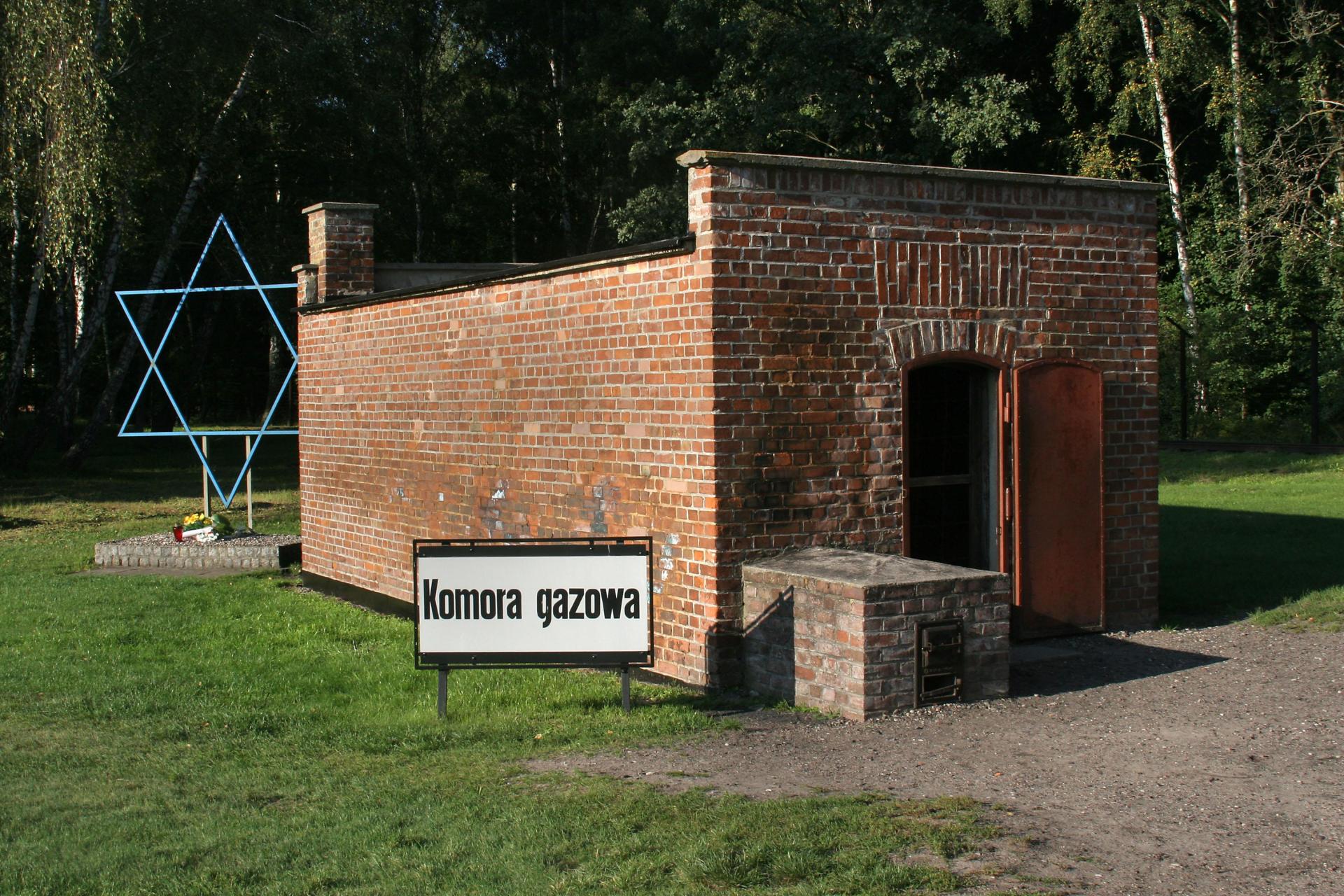 One of the gas chambers at Stutthof.