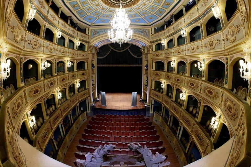 The auditorium of the Manoel Theatre where the Innu Malti was first sung publicly on December 27, 1922.