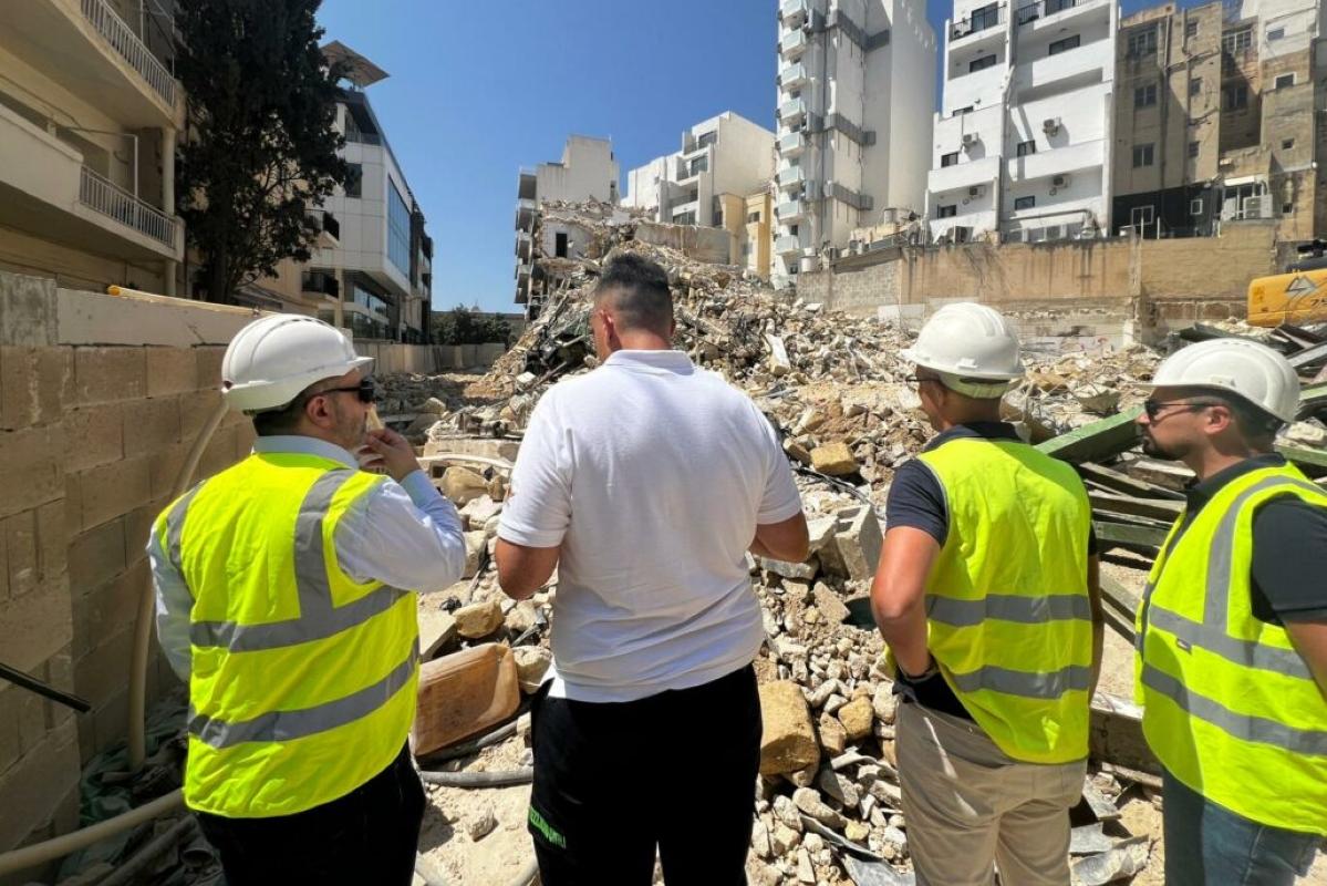 KTP council members investigating the site. Photo: KTP.