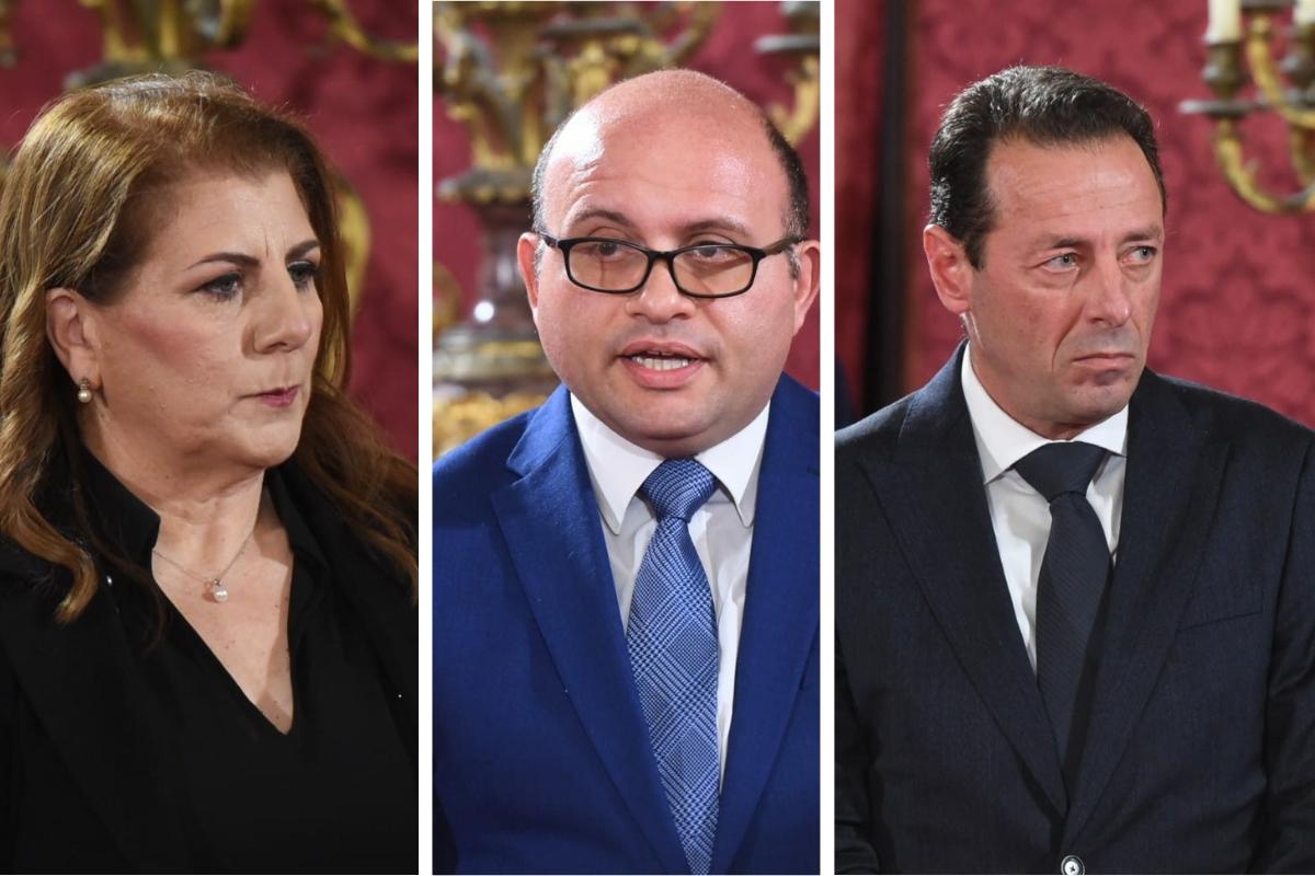 The new magistrates. From Left: Franca Giordmaina, Claudio Zammit and Patrick Valentino. Photos: Chris Sant Fournier