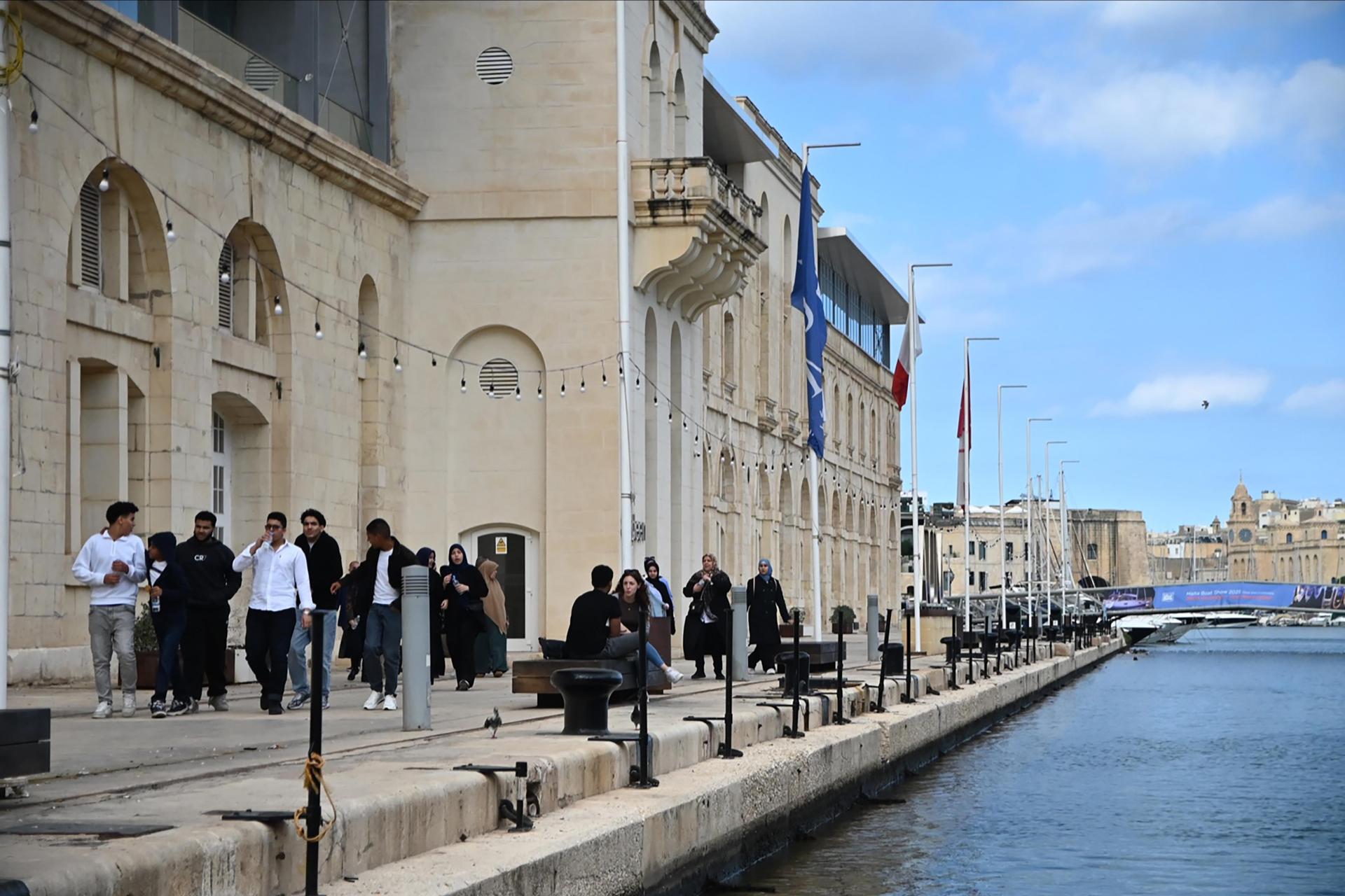 The Afghan students have found a new life at the American University of Malta (AUM) in Cospicua.