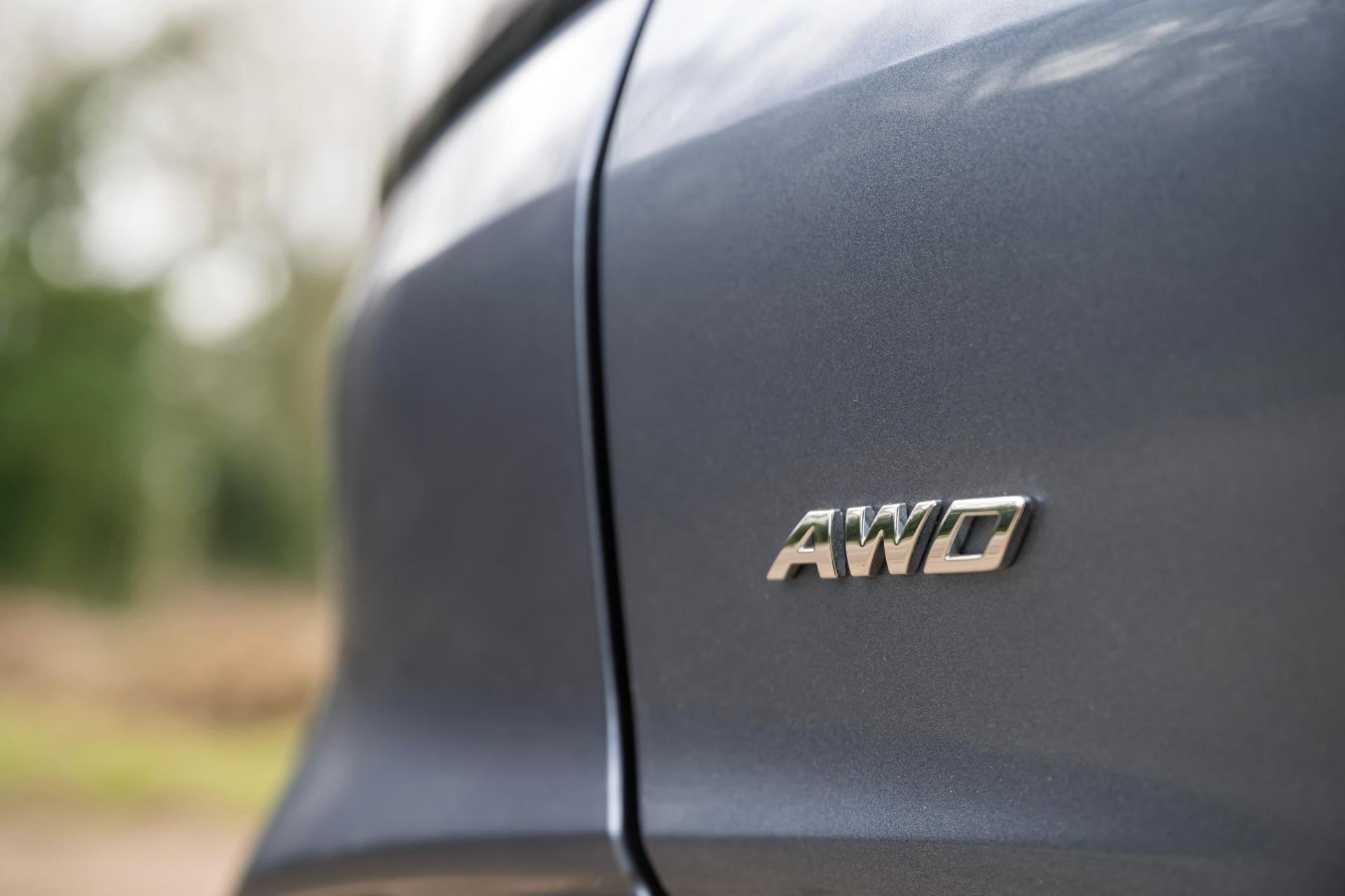 Dual motors provide all-wheel-drive.