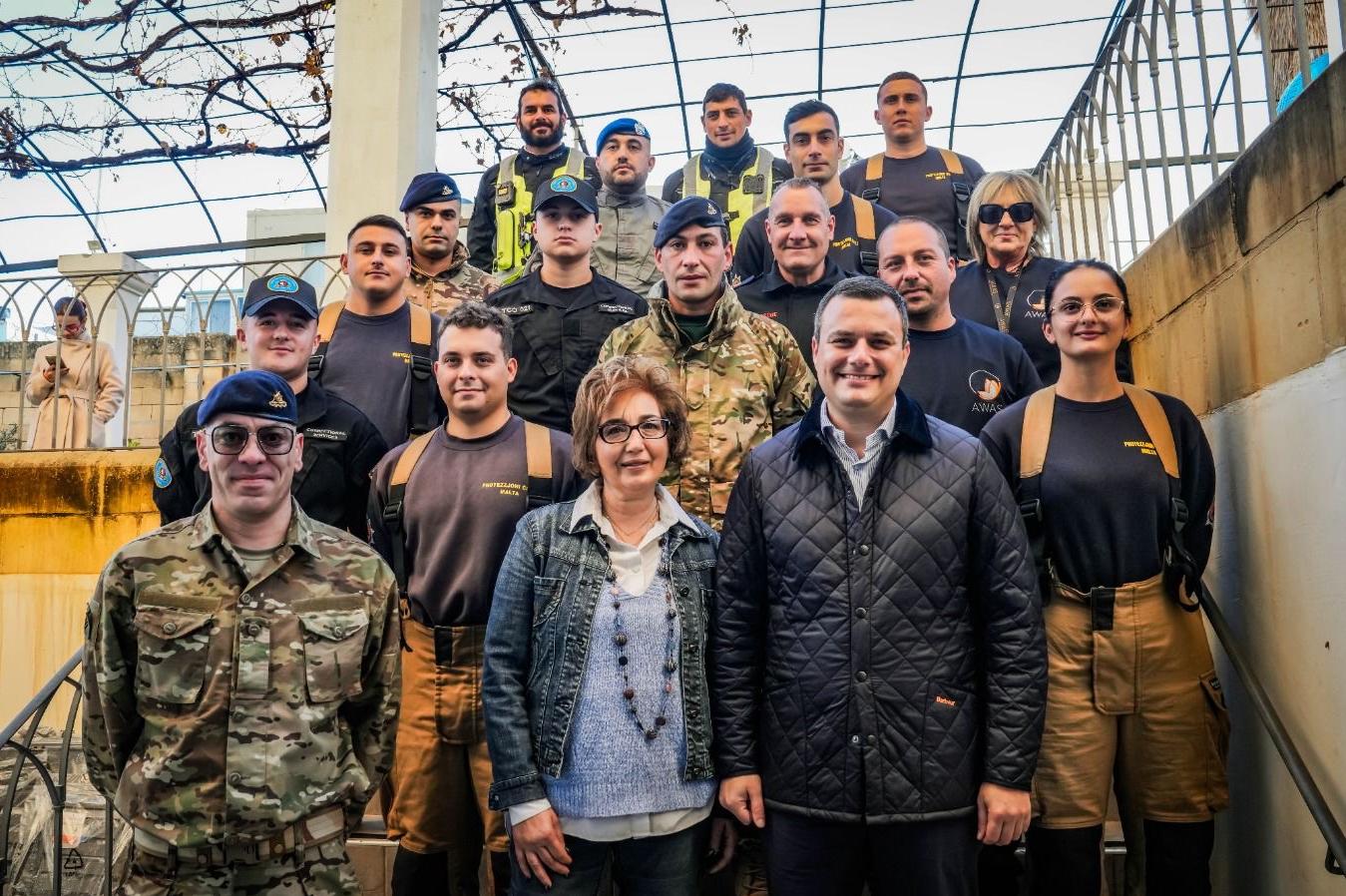 Officers from different emergency services and government entities joined forces. Photo: DOI.