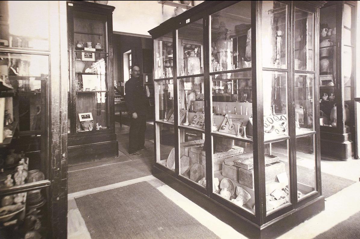 The Valletta Xara Palace museum archaeological display.