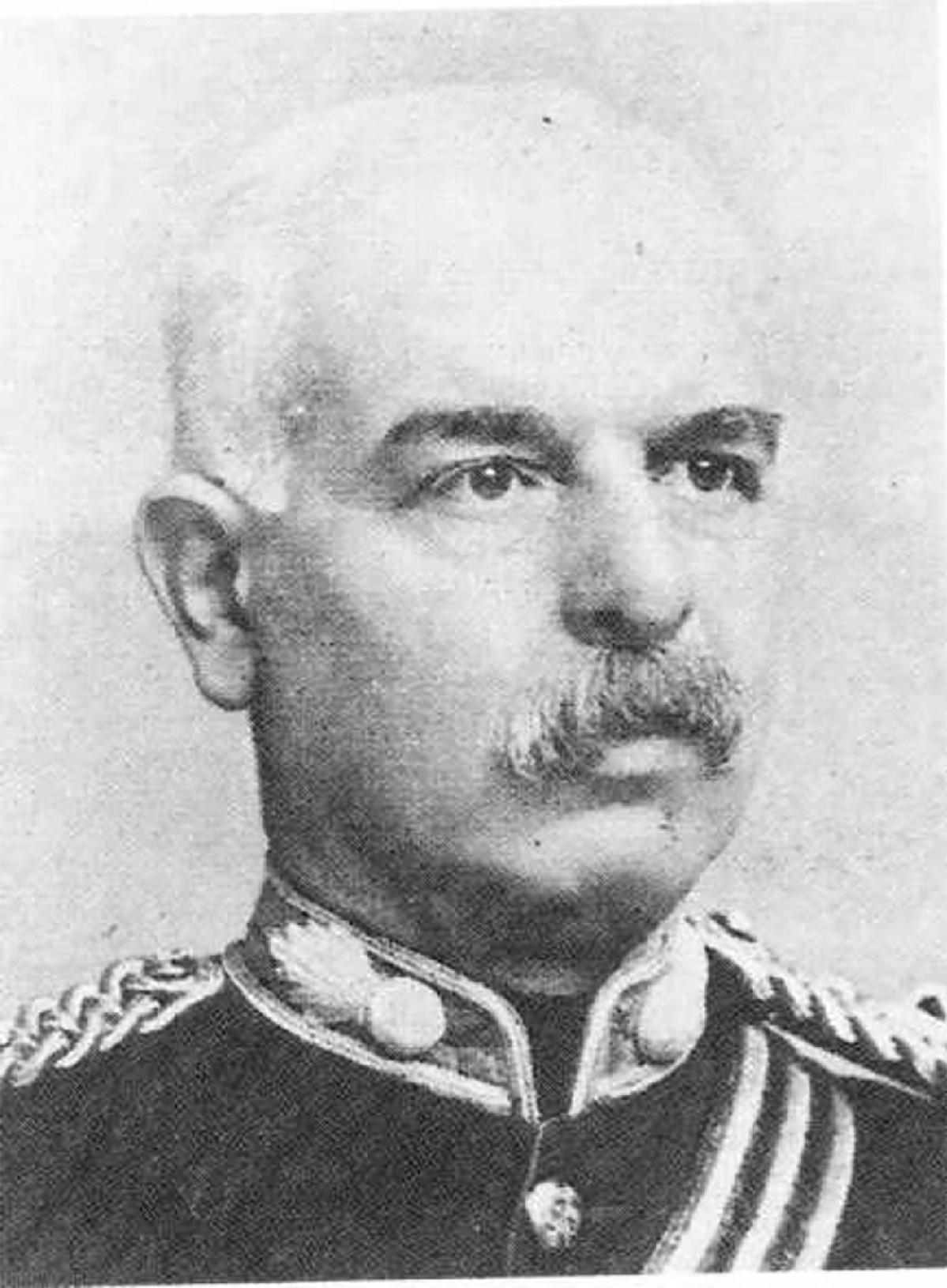 Colonel Prof. Dr Lorenzo Manch&egrave;, founder member and treasurer of the Unione Cattolica San Giuseppe up to his demise in 1921.