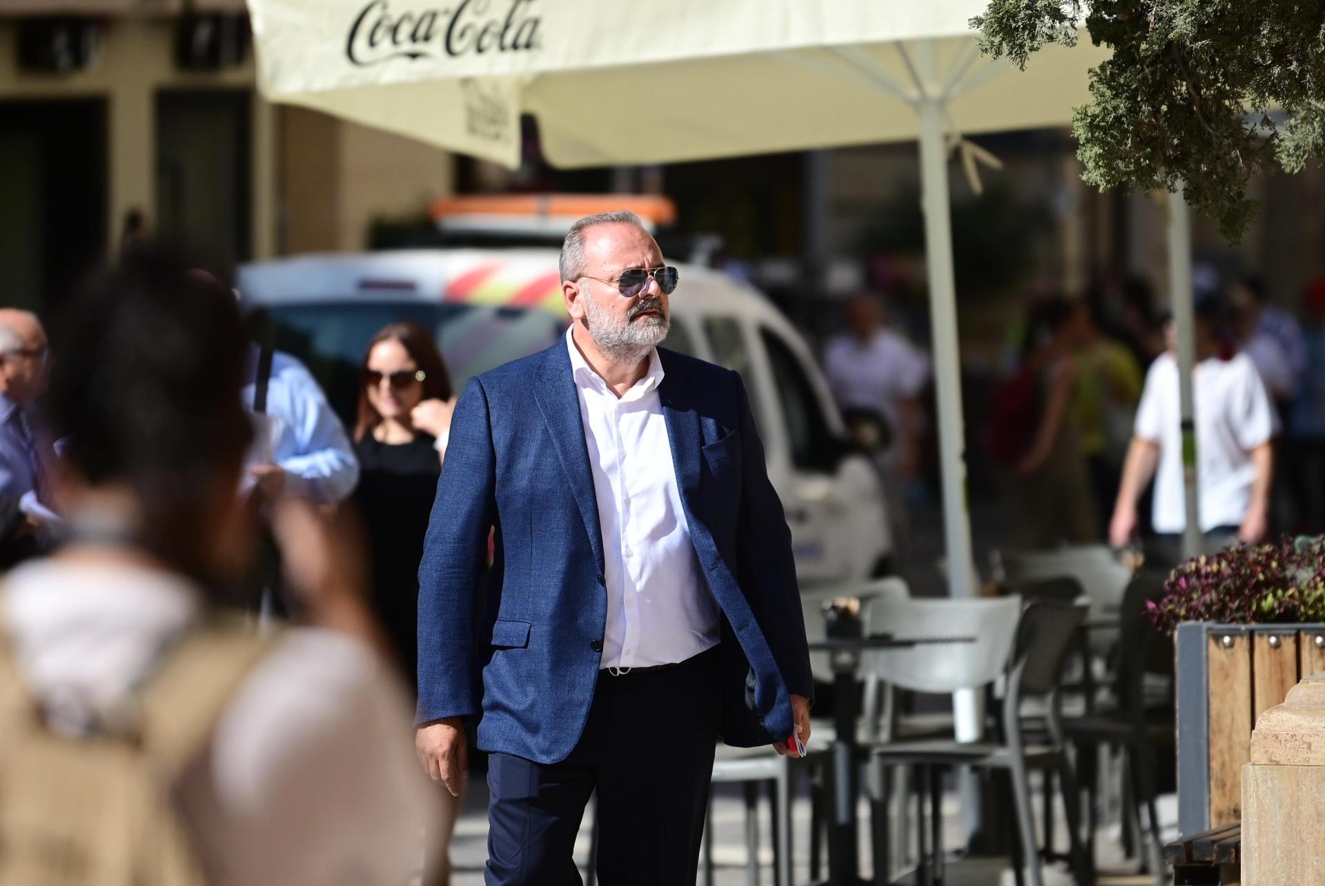 Former economy minister Chris Cardona dismissed as 'pure evil' a claim he had previously conspired to murder the journalist. Photo: Times of Malta