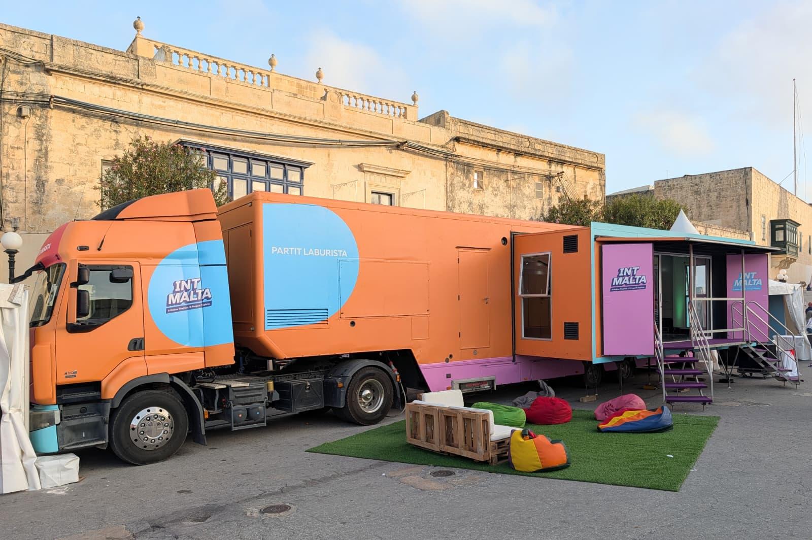 The PL touring truck. Photo: Chris Sant Fournier