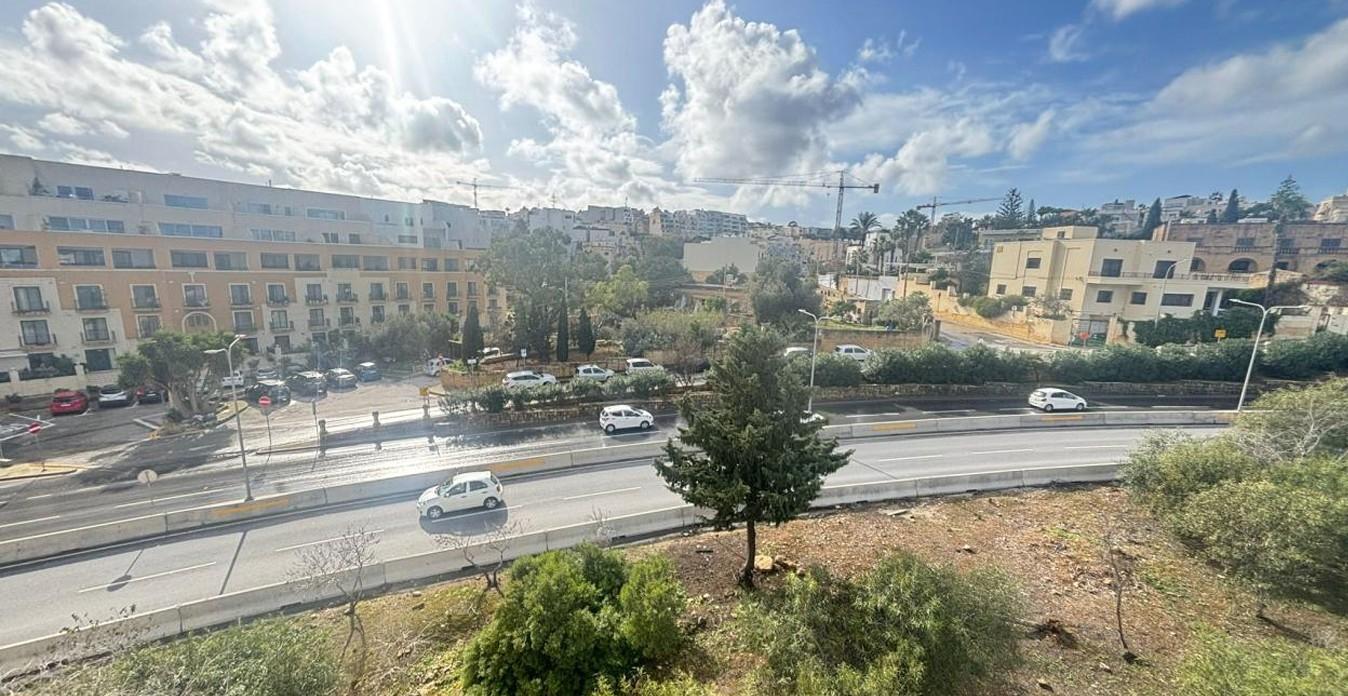 The footbridge will cut across Triq Sant' Andrija, which links to the Coast Road. Photo: PA