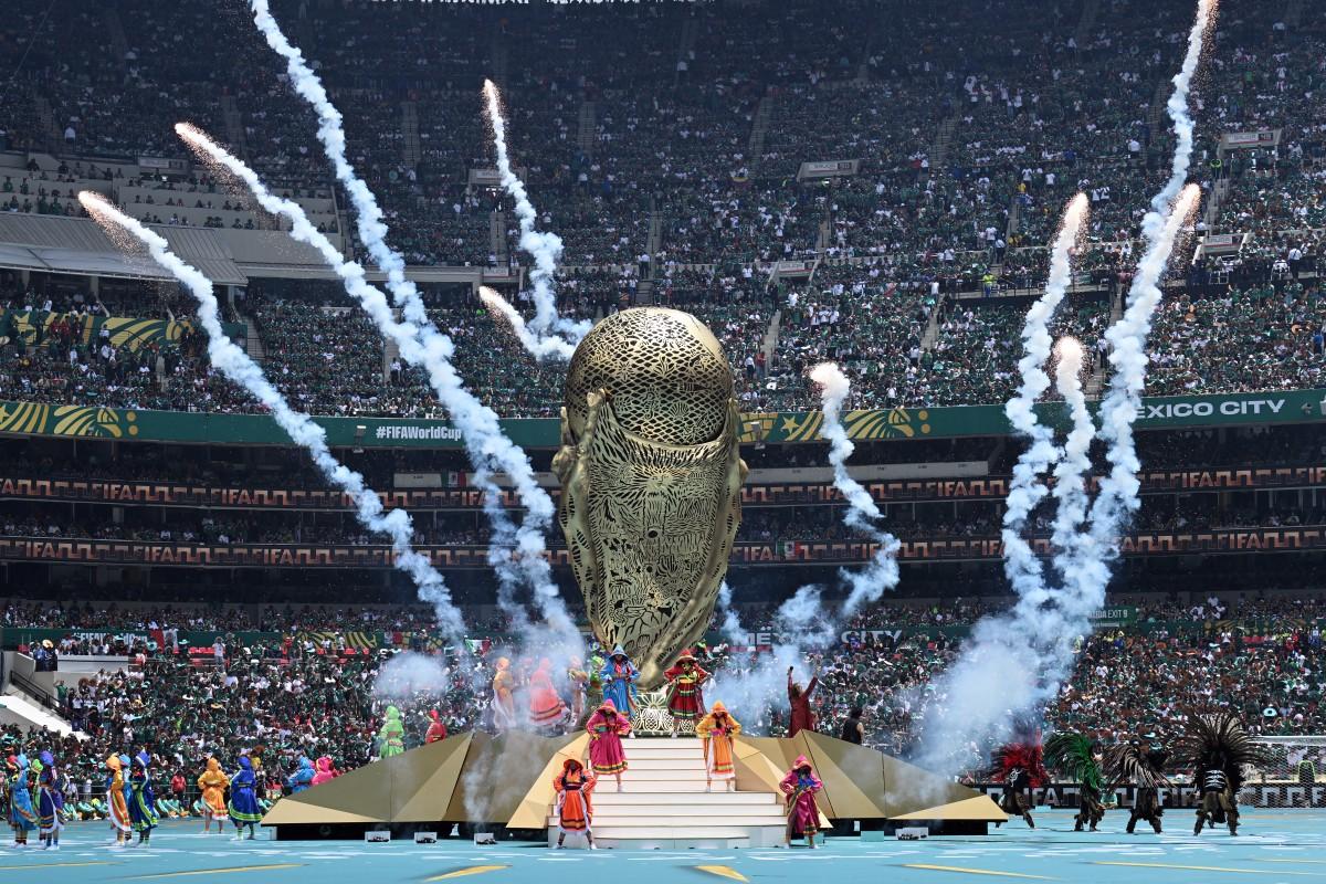The first of three World Cup opening ceremonies was held in Mexico City on Thursday ahead of the co-host's first match against South Africa. Photo: AFP