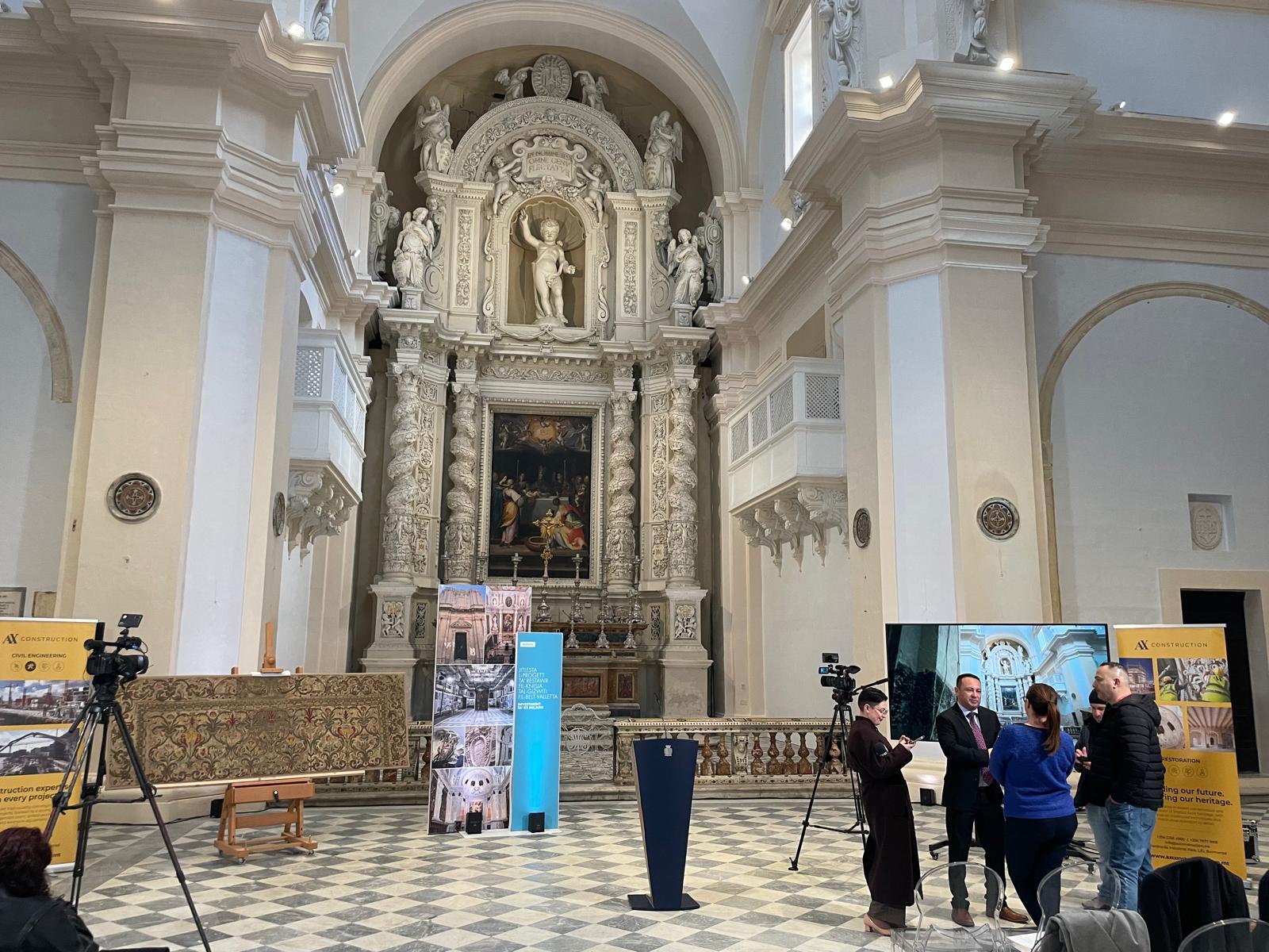The main church is being reopened to the public after about four years